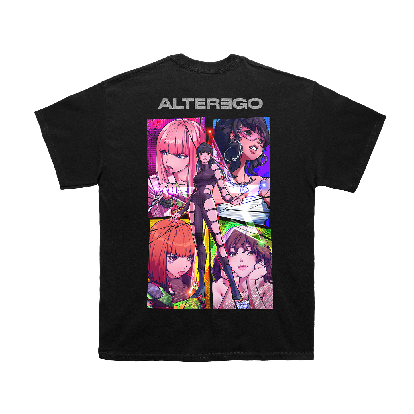 Alter Ego Comic Collage Tee